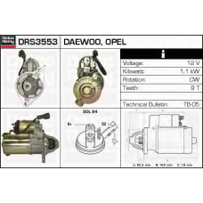 DRS3553N DELCO REMY Стартер