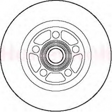 561445B BENDIX Тормозной диск
