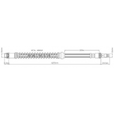 VBH502 MOTAQUIP Тормозной шланг