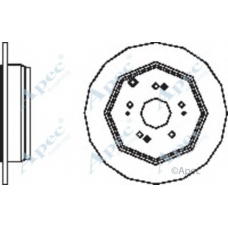 DSK2597 APEC Тормозной диск