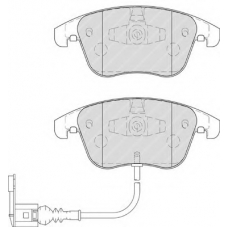FSL4057 FERODO Комплект тормозных колодок, дисковый тормоз