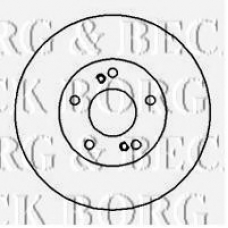 BBD5015 BORG & BECK Тормозной диск