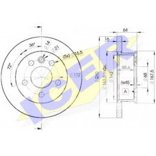 78BD3013-2 ICER Тормозной диск