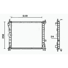 RM0097 EQUAL QUALITY Радиатор, охлаждение двигателя