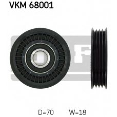 VKM 68001 SKF Паразитный / ведущий ролик, поликлиновой ремень