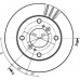 BDC3758 QUINTON HAZELL Тормозной диск