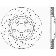 BDRS2358.25 OPEN PARTS Тормозной диск