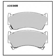 ADB3499 Allied Nippon Тормозные колодки