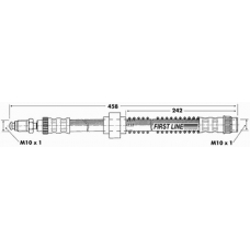 FBH6270 FIRST LINE Тормозной шланг