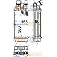 8ML 376 746-771 HELLA Интеркулер