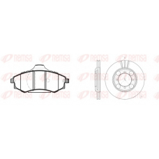 8318.02 REMSA Комплект тормозов, дисковый тормозной механизм
