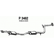 P3462 FENNO Средний глушитель выхлопных газов