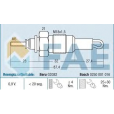 70030 FAE Свеча накаливания
