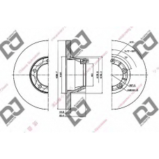 BD1500 DJ PARTS Тормозной диск