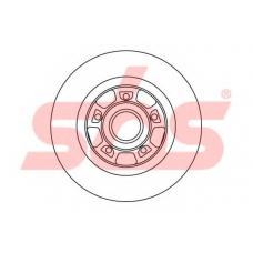 1815203975 S.b.s. Тормозной диск