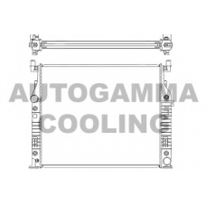 104851 AUTOGAMMA Радиатор, охлаждение двигателя