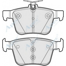 PAD1934 APEC Комплект тормозных колодок, дисковый тормоз
