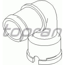108 790 TOPRAN Фланец охлаждающей жидкости