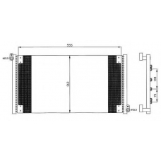 35497 NRF Конденсатор, кондиционер