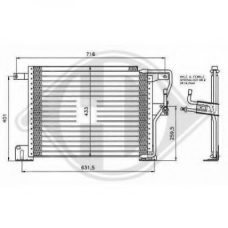 8261204 DIEDERICHS Конденсатор, кондиционер