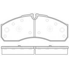 0651 30 KAWE Комплект тормозных колодок, дисковый тормоз