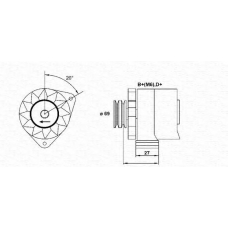 943356720010 MAGNETI MARELLI Генератор