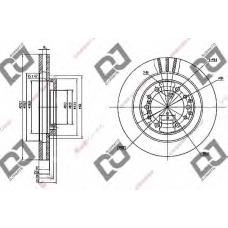 BD1028 DJ PARTS Тормозной диск