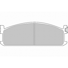 FD6262V NECTO Комплект тормозных колодок, дисковый тормоз