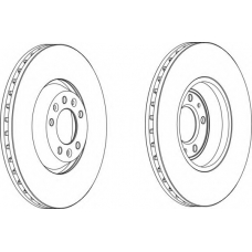 DDF1274-1 FERODO Тормозной диск