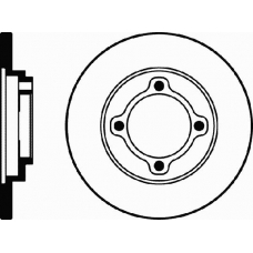 MDC1026 MINTEX Тормозной диск