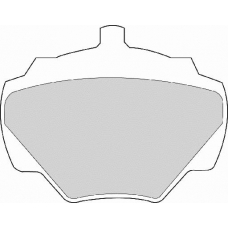 FD6700A NECTO Комплект тормозных колодок, дисковый тормоз