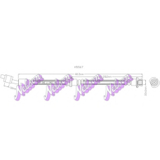 H5567 Brovex-Nelson Тормозной шланг