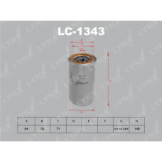 LC-1343 LYNX Фильтр масляный