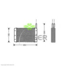 32-0389 KAGER Теплообменник, отопление салона