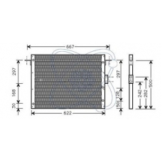 30N0004 ELECTRO AUTO Конденсатор, кондиционер