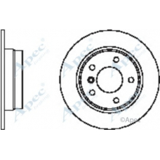 DSK2477 APEC Тормозной диск