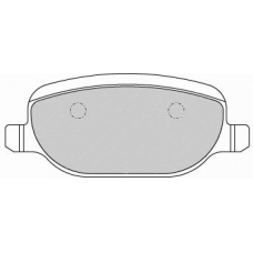 FD7194A NECTO Комплект тормозных колодок, дисковый тормоз