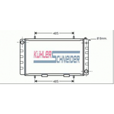2705201 KUHLER SCHNEIDER Радиатор, охлаждение двигател