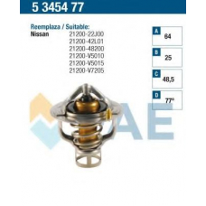 5345477 FAE Термостат, охлаждающая жидкость