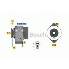 0 986 080 620 BOSCH Генератор