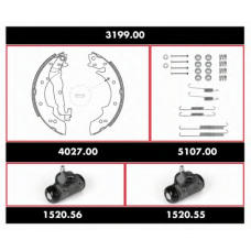 3199.00 REMSA Комплект тормозов, барабанный тормозной механизм