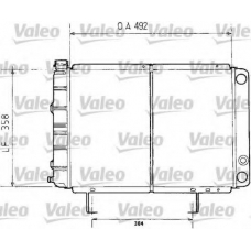 730071 VALEO Радиатор, охлаждение двигателя