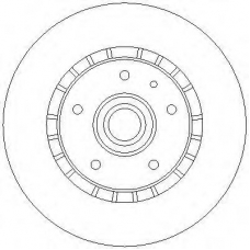 AC2061D AC Delco Тормозной диск