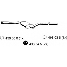 123020 ERNST Средний глушитель выхлопных газов