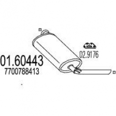 01.60443 MTS Глушитель выхлопных газов конечный