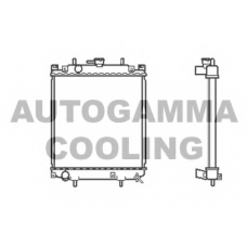 103911 AUTOGAMMA Радиатор, охлаждение двигателя