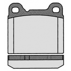 RA.0584.0 RAICAM Комплект тормозных колодок, дисковый тормоз