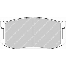 FDB241 FERODO Комплект тормозных колодок, дисковый тормоз