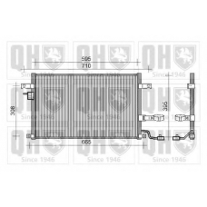 QCN420 QUINTON HAZELL Конденсатор, кондиционер