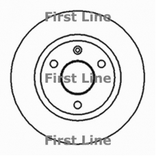 FBD004 FIRST LINE Тормозной диск